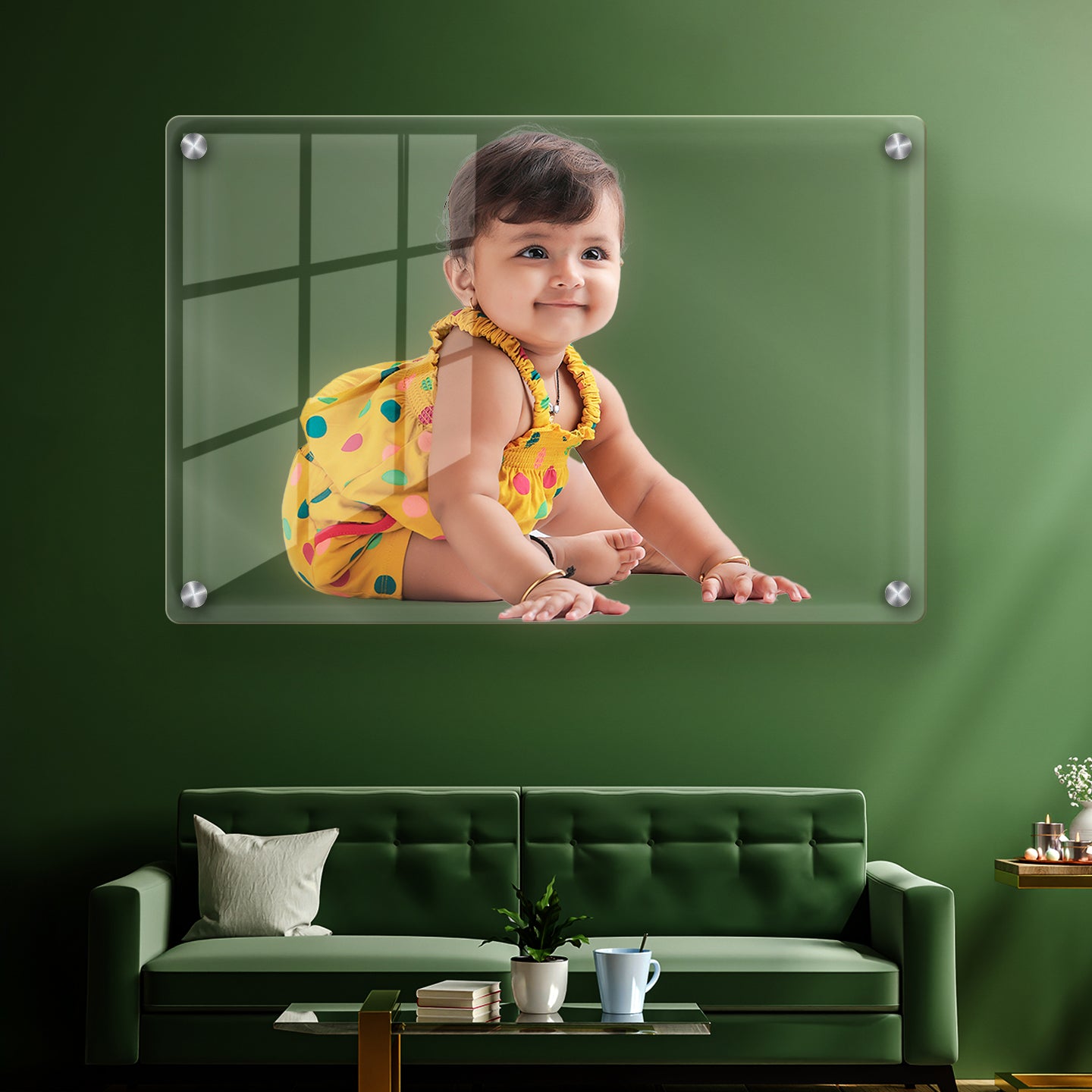 Crystal Clear Acrylic Print – Sleek Transparent Look - Landscape