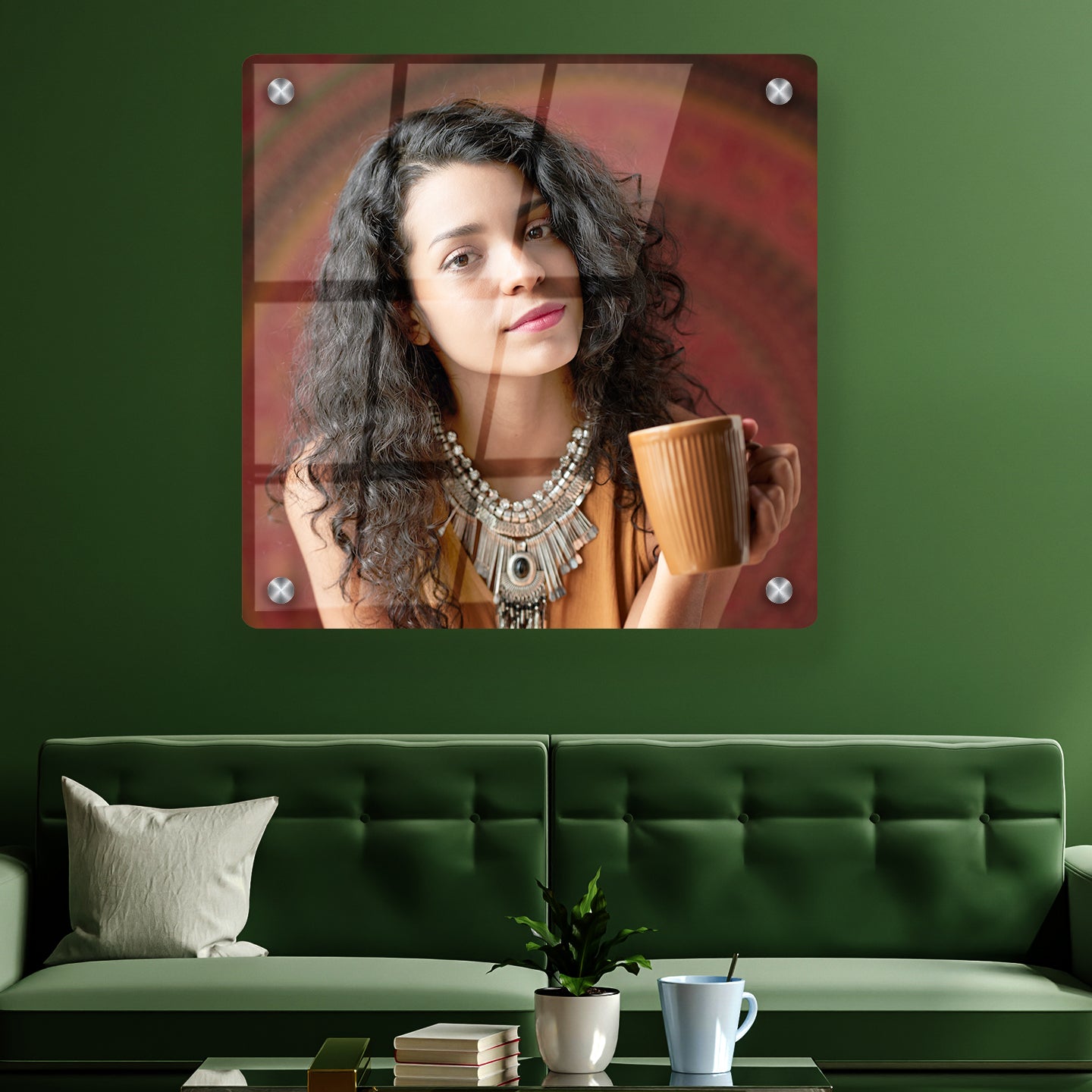 Vibrant HD Acrylic Print – Rich Colors & Glossy Finish - Square