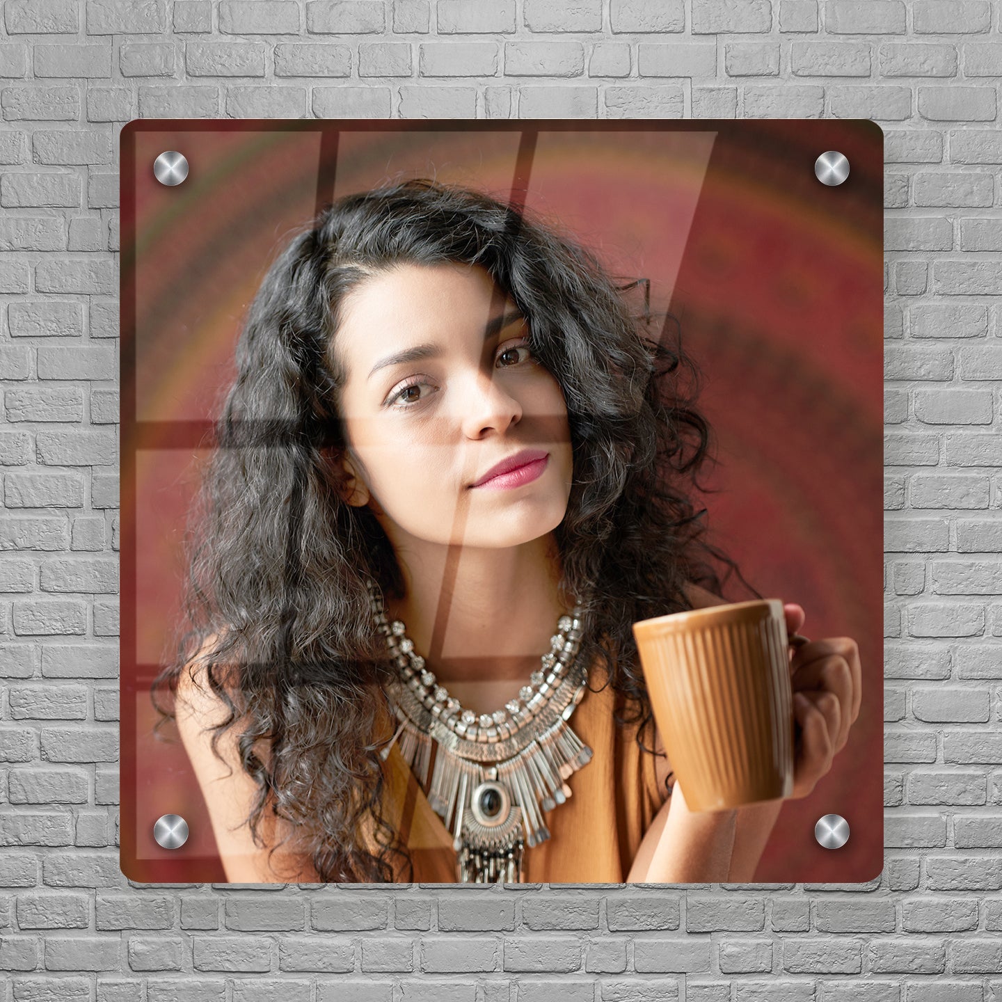 Vibrant HD Acrylic Print – Rich Colors & Glossy Finish - Square