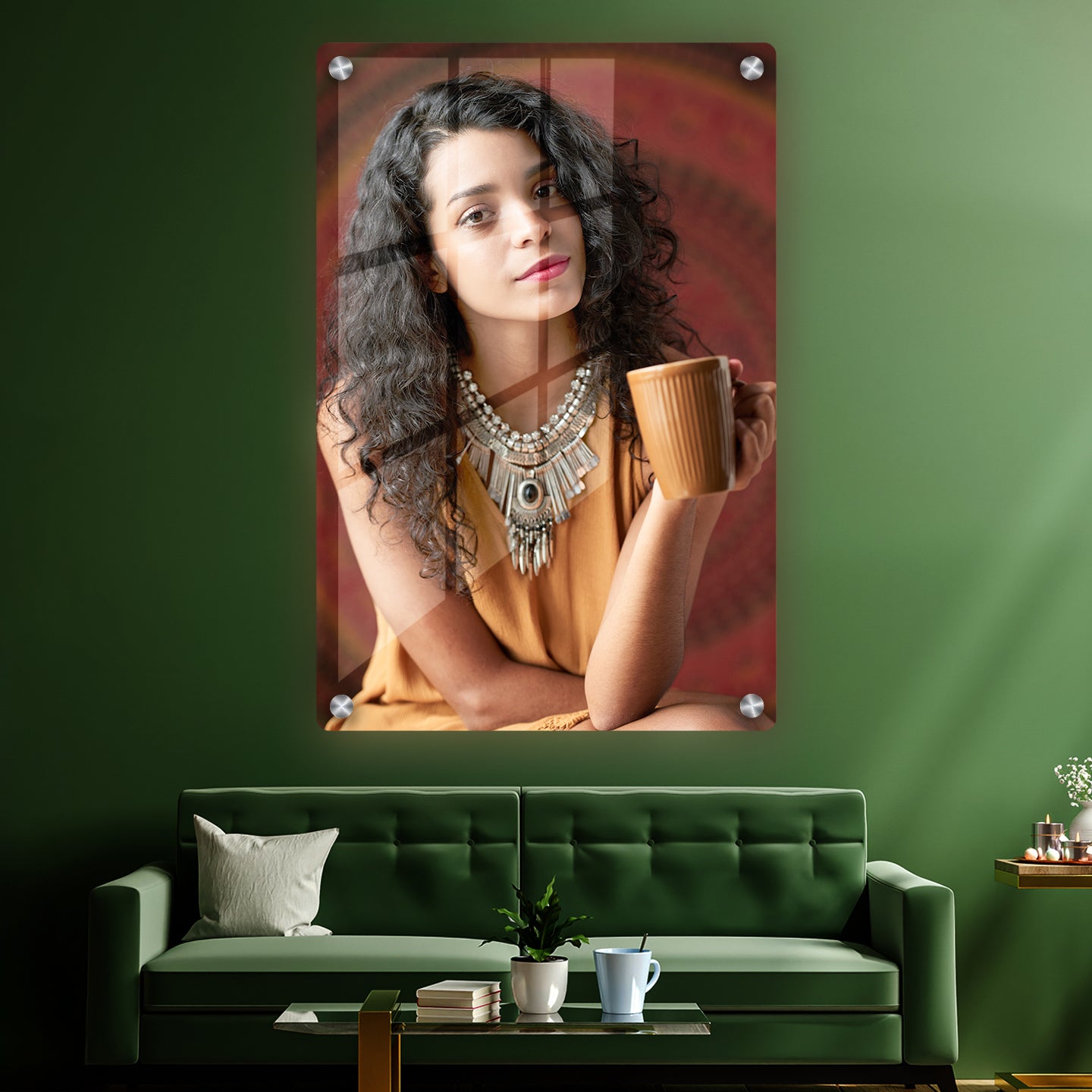 Vibrant HD Acrylic Print – Rich Colors & Glossy Finish - Vertical