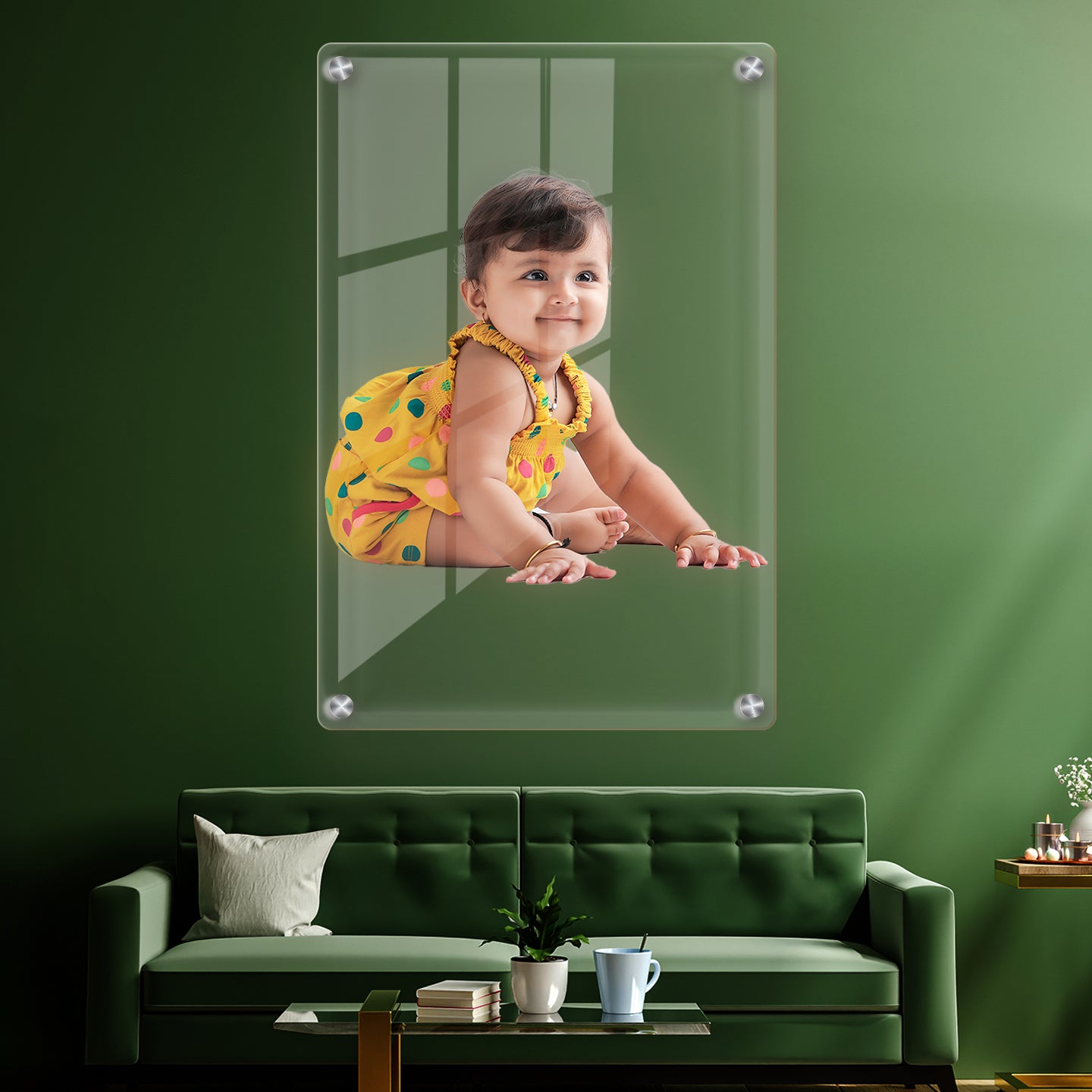 Crystal Clear Acrylic Print – Sleek Transparent Look - Vertical